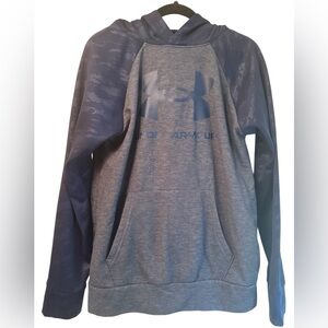 Under Armour Navy and Heather‎ Gray Hoodie